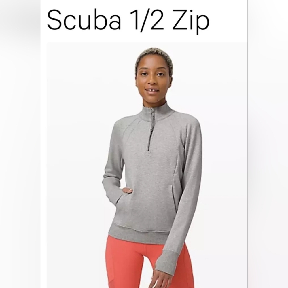 Lululemon Scuba 1/2 Zip Full Length size 8
